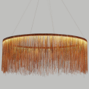 Loft Industry Modern - Metall Rain Chandelier